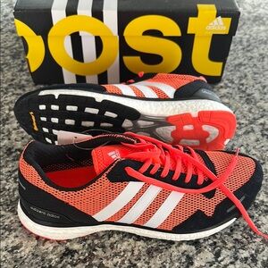 Adidas Black and Orange Sneakers